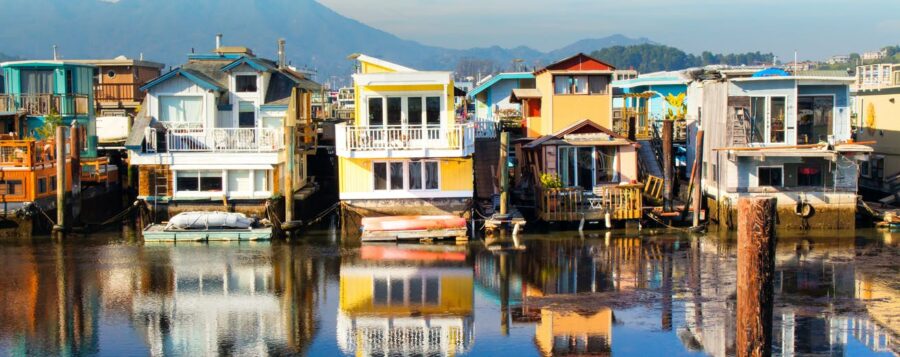 Les Houseboats de Sausalito - San Francisco (Californie)