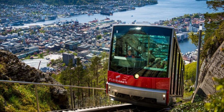 Funiculaire du Mont Floien - Bergen (Norvège) 