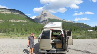 Campground Ruisseau Silverhorn - La route des Glaciers - Rocheuses canadiennes