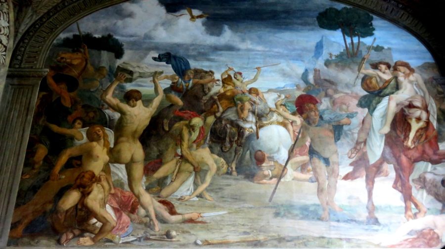 Villa Carlotta - tableau de l'entrée d'Alexandre 1er à Babylone