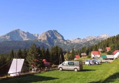 Auto camp de Mlinsky Potok - Zabljak (Monténégro)