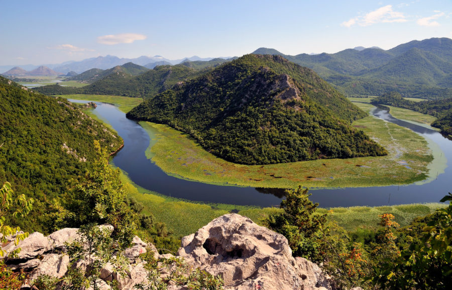 Les méandres du lac Skadar - Monténégro