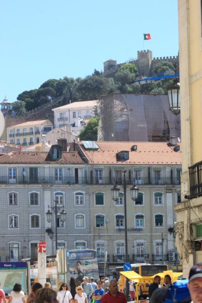 Lisbonne et les remparts du Château Sao Jorge