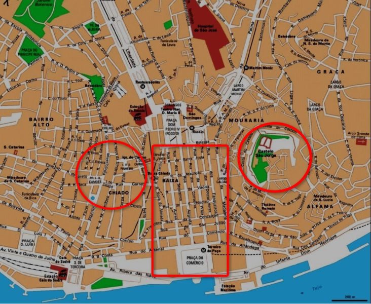 Castelo Sao Jorge - Baixa - Chiado