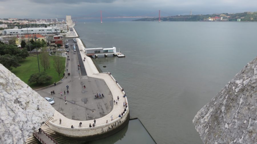 Vue sur le Tage depuis la Tour de Belem