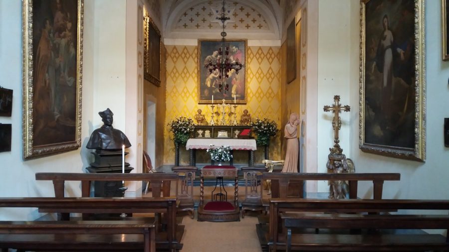 La chapelle du palais d'Isola Madre (îles Borromées)