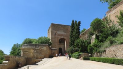Entrée de l'Alhambra de Grenade