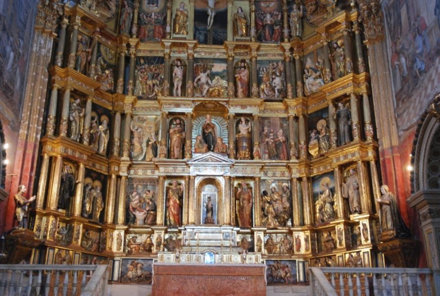 Le retable du monastère San Jéronimo de Grenade
