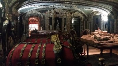 Le sous sol du palais d'Isola Bella (îles Borromées)