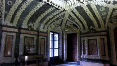 Le sous sol du palais d'Isola Bella (îles Borromées)
