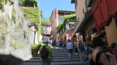 Les rues montantes de Bellagio - Lac de Côme