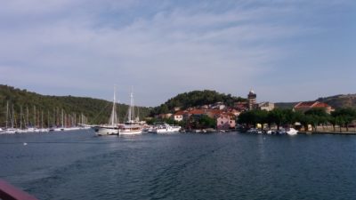 Le port de Skradin - Croatie