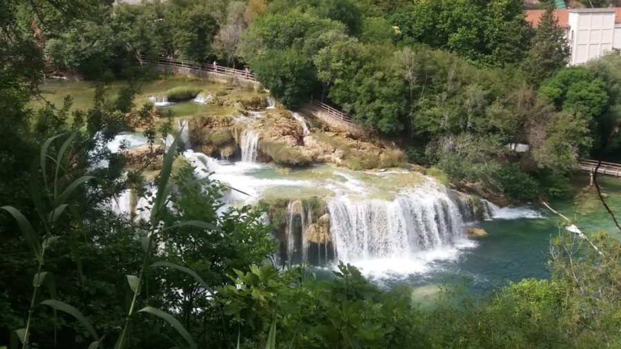 chutes d'eau dans le parc de Krka - Croatie