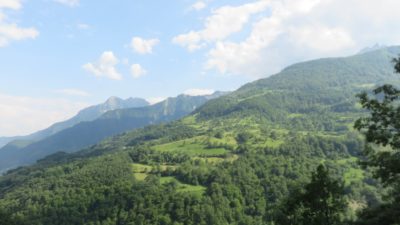 Paysage de montagne entre Kolasin et Zabljak - Monténégro