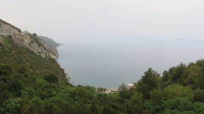 Vue depuis Zaostrog - Croatie