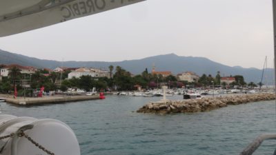 Le port et l'embarcadère d'Orebic - Croatie