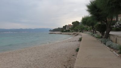 La plage d'Orebic - Croatie