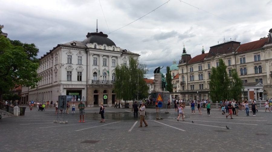 Preseren Square - Ljubljana (Slovénie)