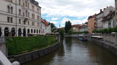 Le canal de Ljubljana -Slovénie
