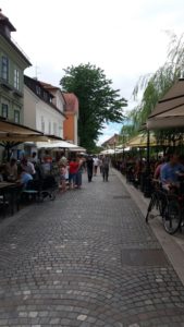 Promenade le long du canal de Ljubljana - Slovénie
