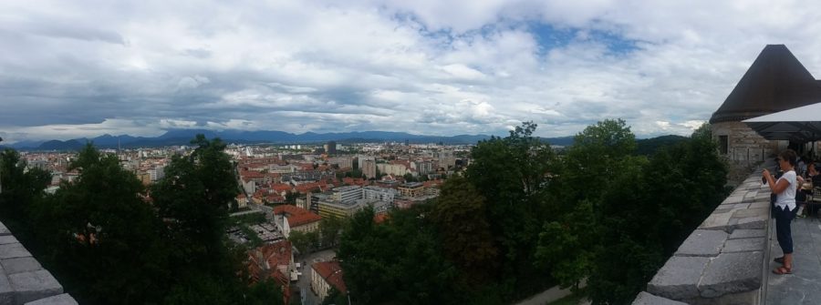 Vue sur Ljubljana depuis le château - Slovénie