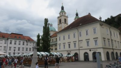 La cathédrale St Nicolas de Ljubljana - Slovénie