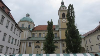 La cathédrale St Nicolas de Ljubljana - Slovénie