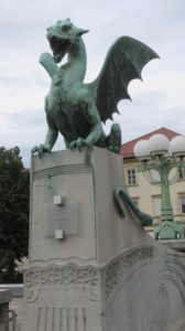 Le dragon de Ljubljana - symbole de la ville