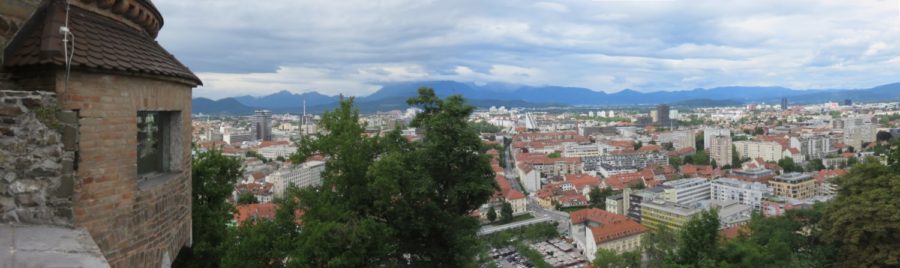 Vue sur Ljubljana depuis le château - Slovénie