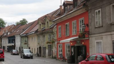 Jolies maisons colorées de Ljubljana