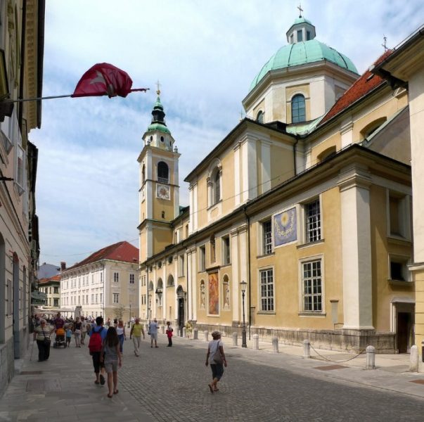 La cathédrale St Nicolas de Ljubljana - Slovénie