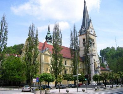 L'église St James de Ljubljana - Slovénie