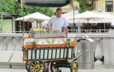 Vendeur de maïs - Ljubljana