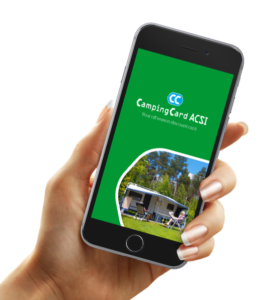 Application smartphone Campingcard ACSI Application smartphone Campingcard ACSI