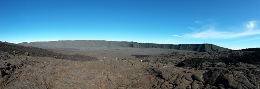 Paysage lunaire au pied du Piton de la Fournaise