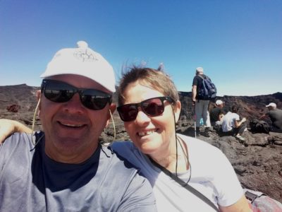 Nous voilà au sommet du Piton de la Fournaise