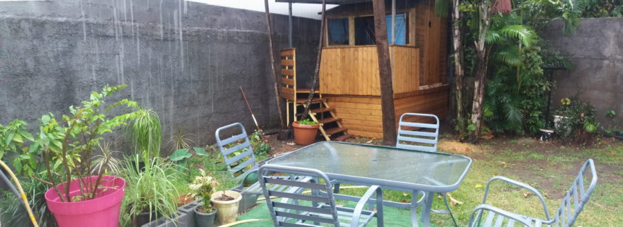 Pluie torrentielle au gite de St Joseph