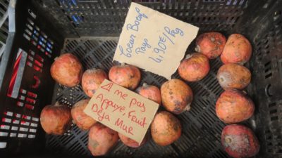 Fruits et légumes du marché de Cilaos