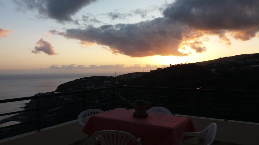 Coucher de soleil sur Ponta do Sol - Madère