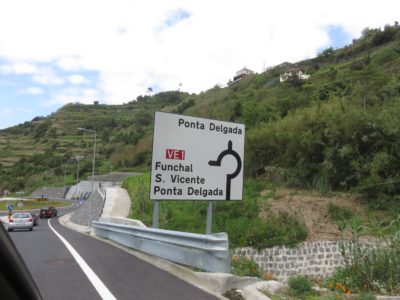 Sur la route de Ponta Delgada - Madère