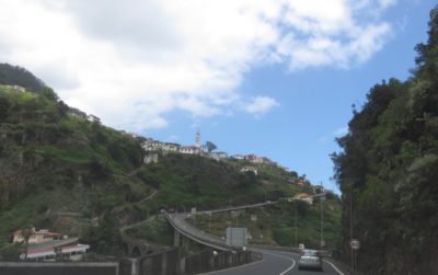 Sur la route de Porto da Cruz - Madère