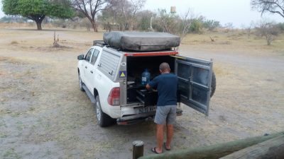 Au campsite de Third Bridge - Botswana