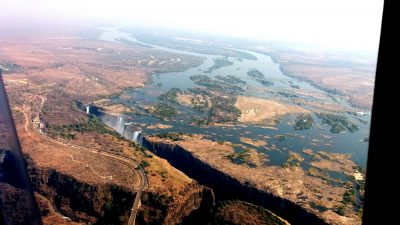 Survol des Victoria Falls en hélicoptère - Zimbabwe