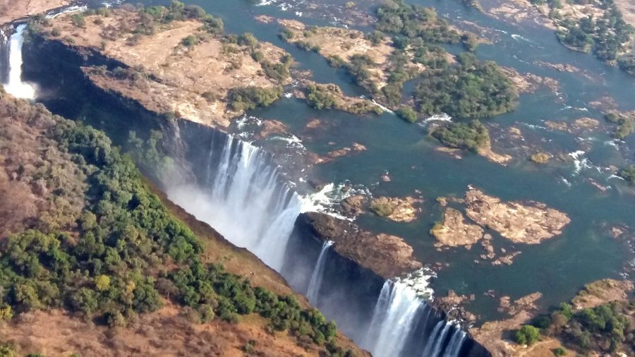 Survol des Victoria Falls en hélicoptère - Zimbabwe