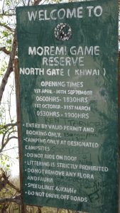 North Gate - Réserve de Moremi (Botswana)
