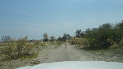 Arrivée au campsite de Third Bridge - Botswana