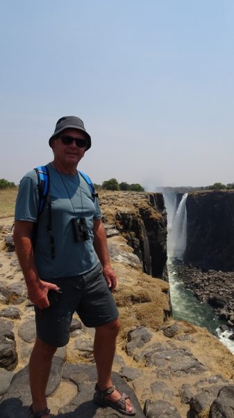 Devant les Victoria Falls - Zimbabwe