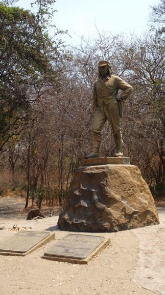 Statue de David Livingstone - Victoria Falls (Zimbabwe)