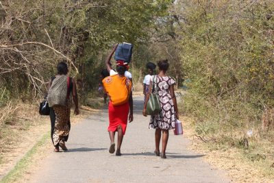 Retour vers la ville de Victoria Falls - Zimbabwe