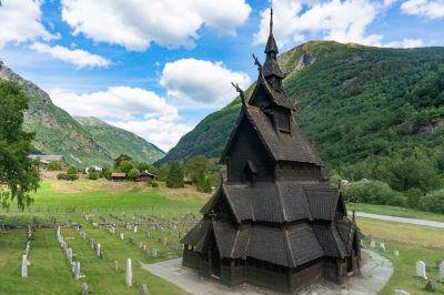Eglise en bois debout de Borgund - Norvège